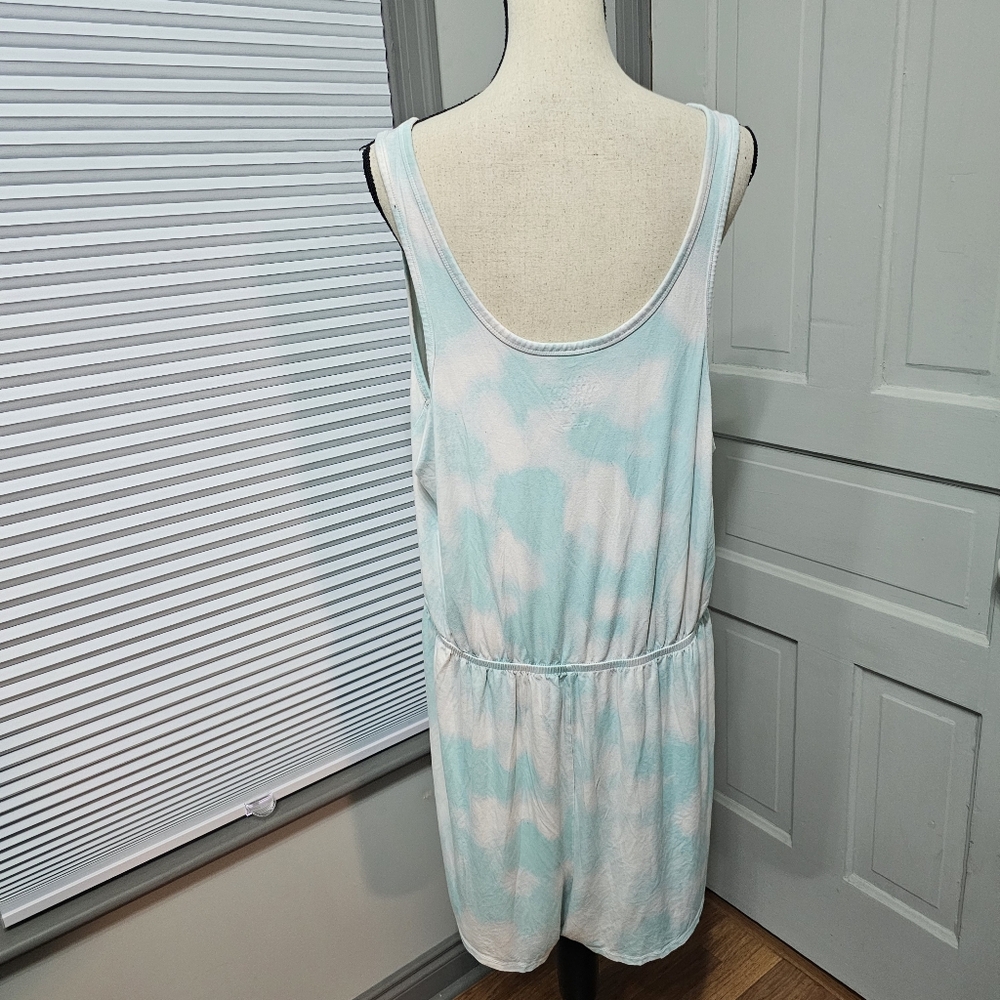 Torrid Super Soft Sleep Tie-dyed Sleep Romper - Picture 5 of 6